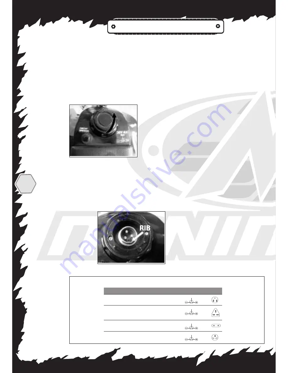 MINIMOTO XRF 500 Instruction Manual Download Page 12