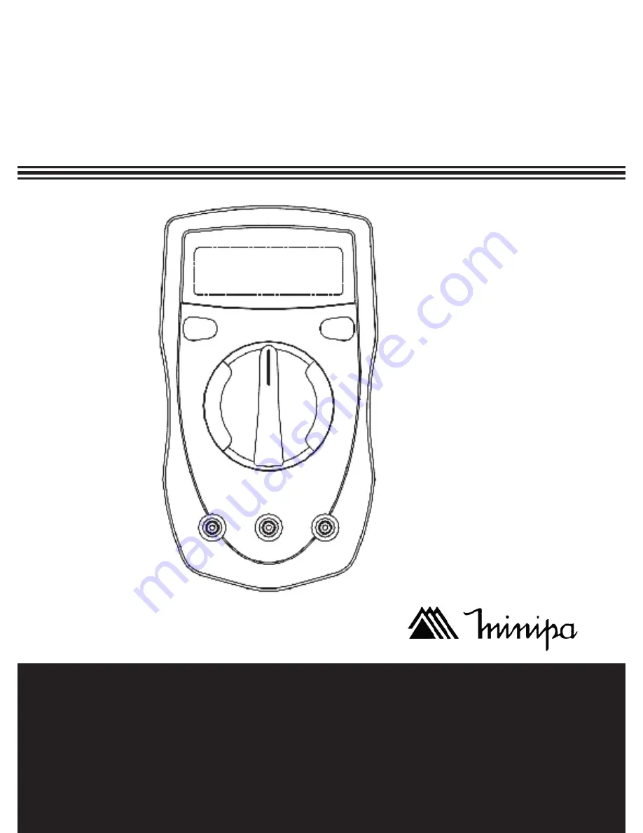 Minipa MT-1400 Instruction Manual Download Page 1