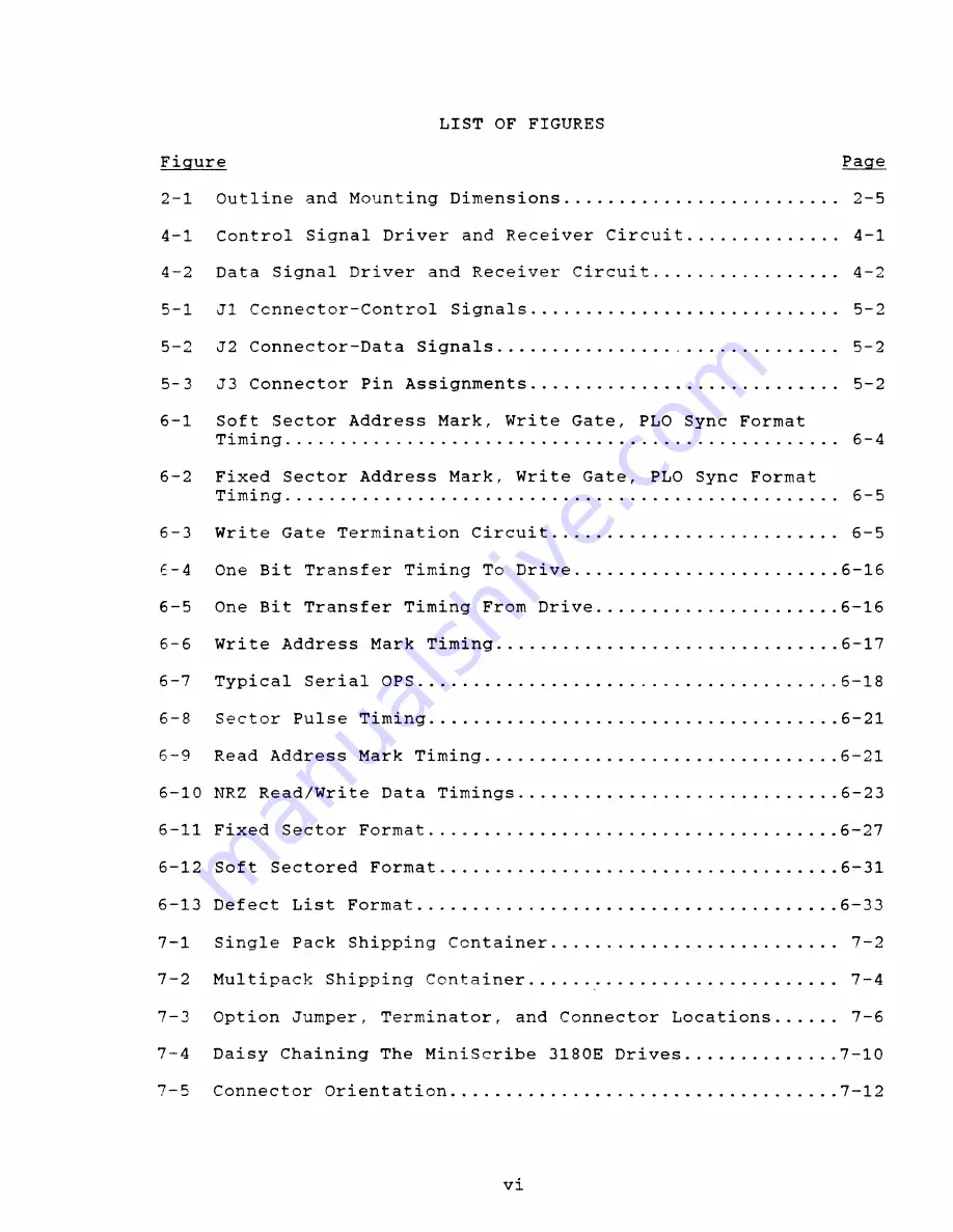 MiniScribe 3180E Product Manual Download Page 12