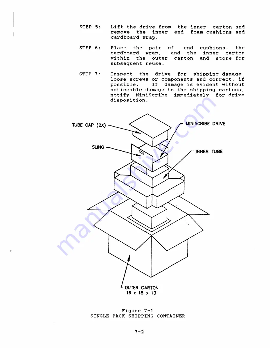 MiniScribe 3180E Product Manual Download Page 64