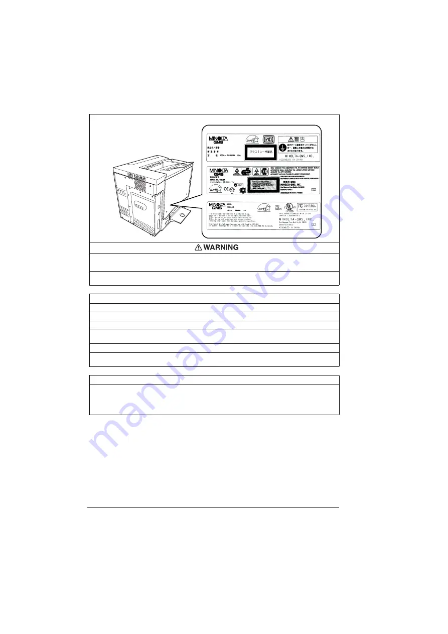 MINOLTA-QMS magicolor 2300 DL User Manual Download Page 162