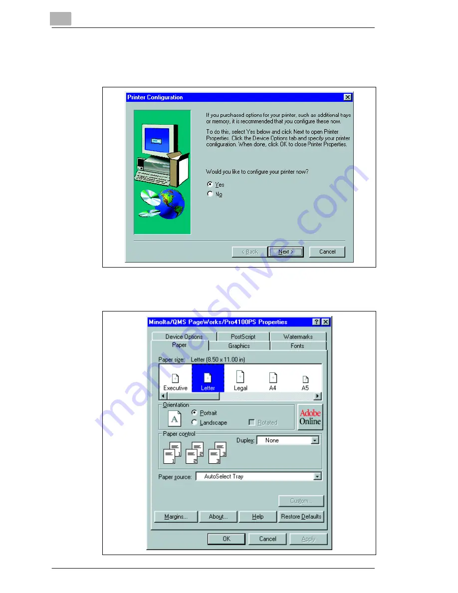 MINOLTA-QMS PagePro 4100GN Скачать руководство пользователя страница 107