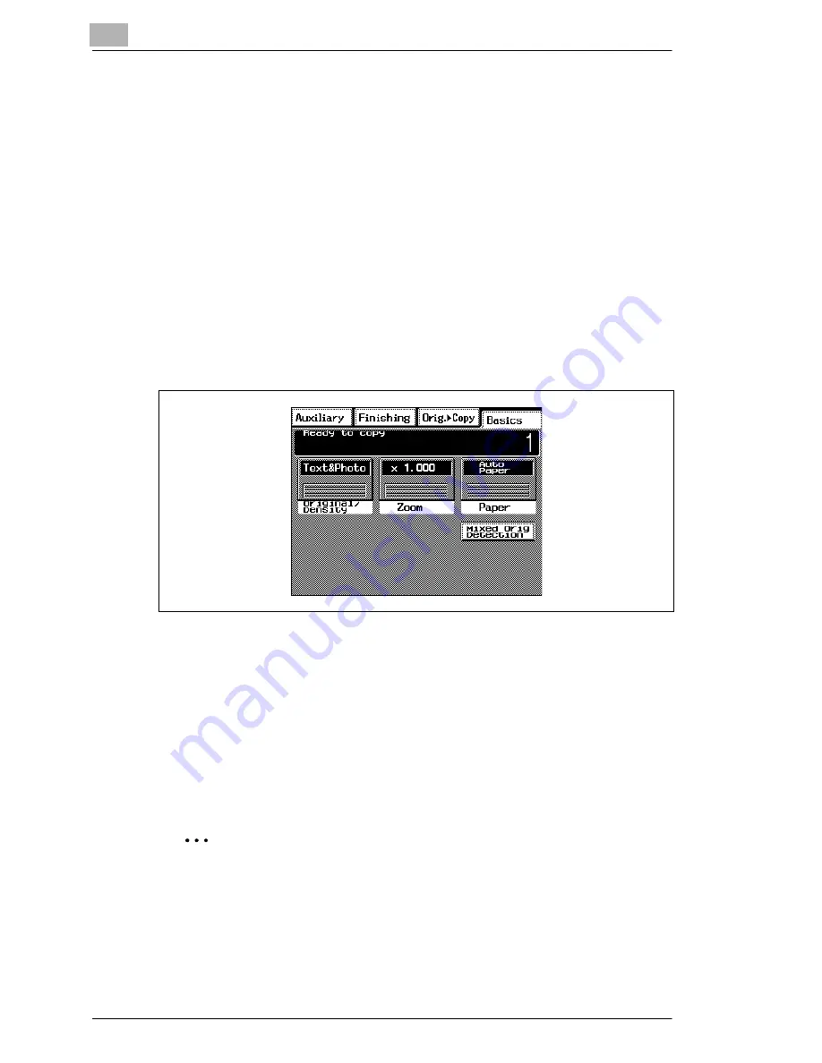 Minolta CF1501 Operator'S Manual Download Page 58