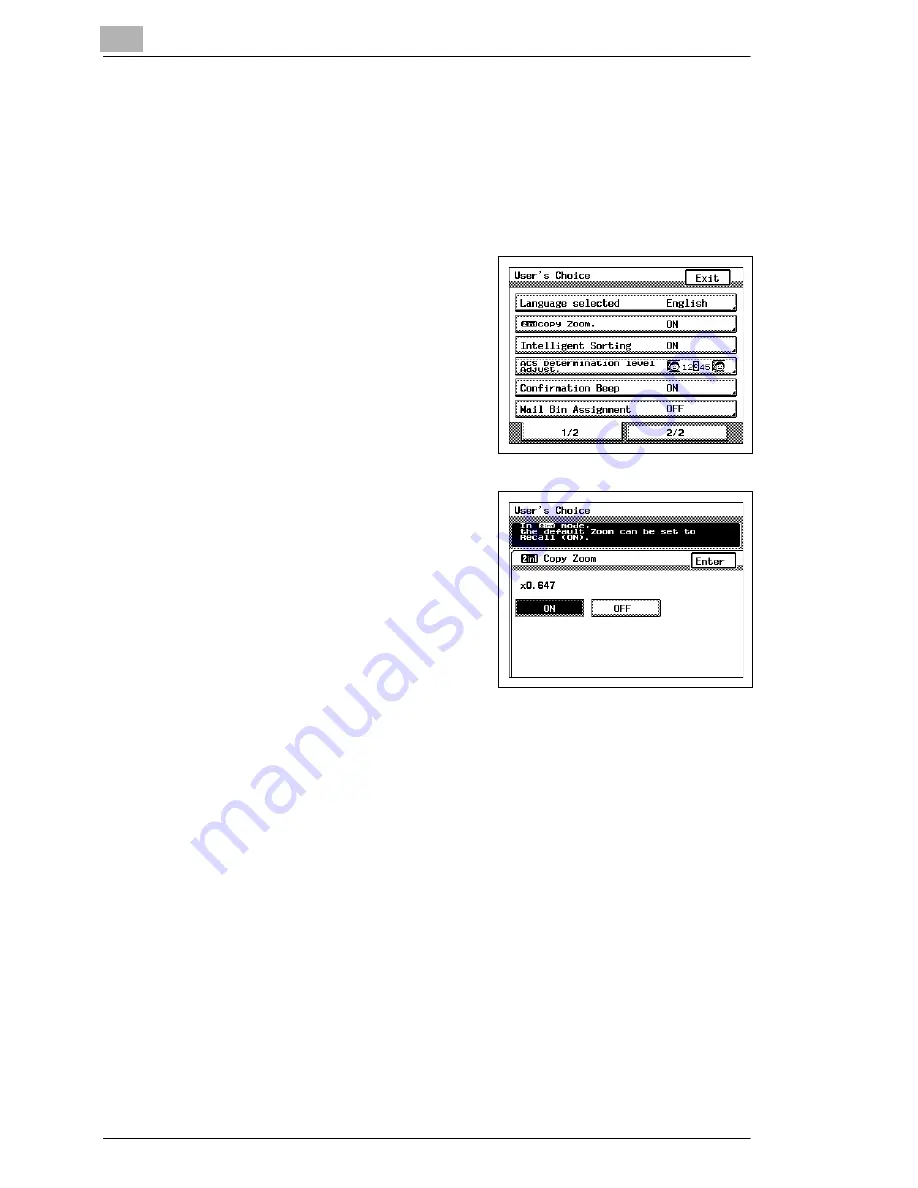 Minolta CF1501 Operator'S Manual Download Page 166