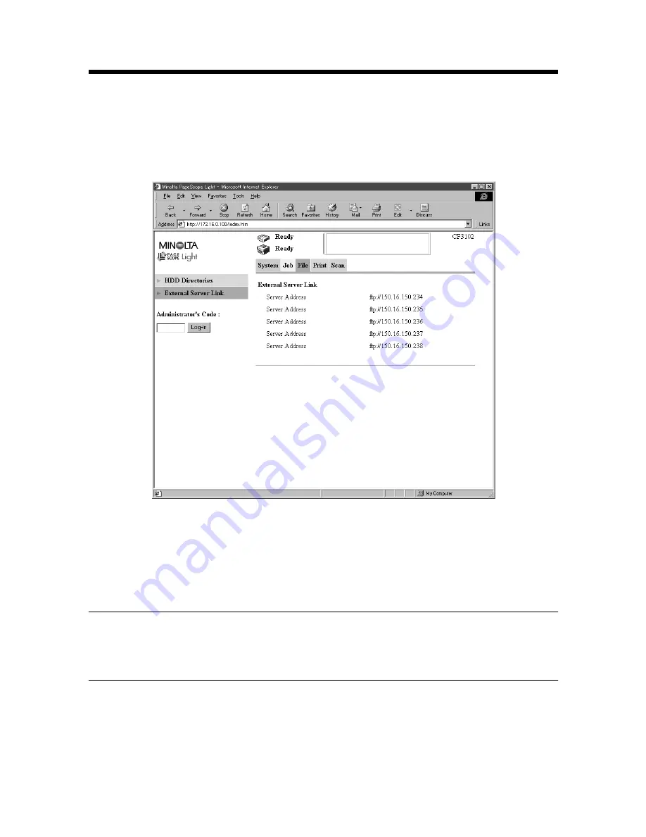 Minolta CN3101e User Manual Download Page 169