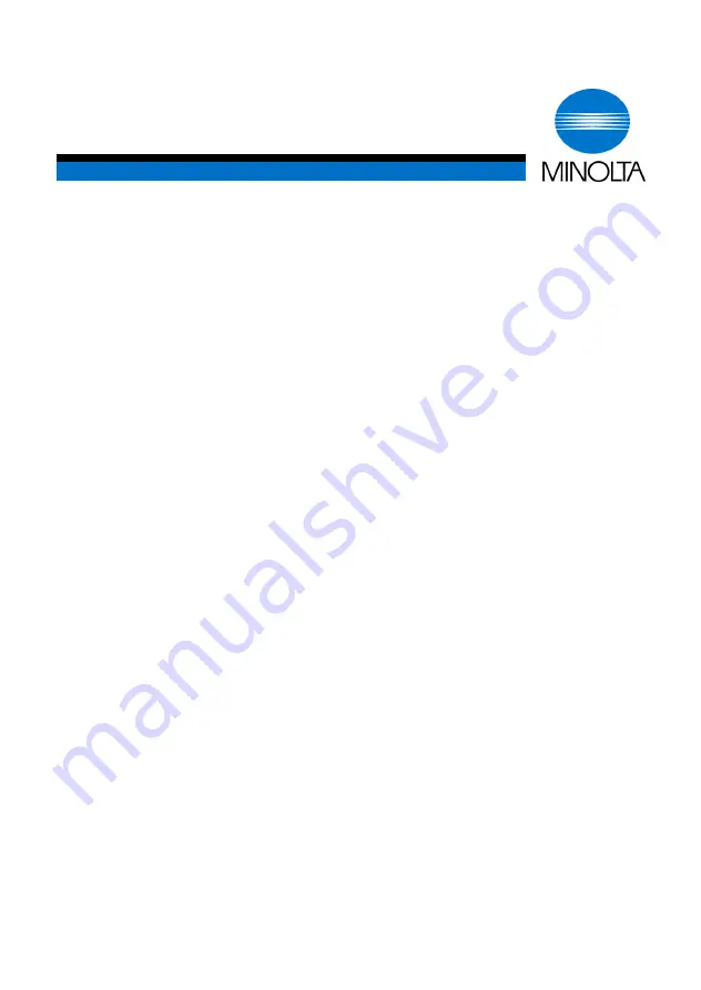 Minolta Di151f User Manual Download Page 1