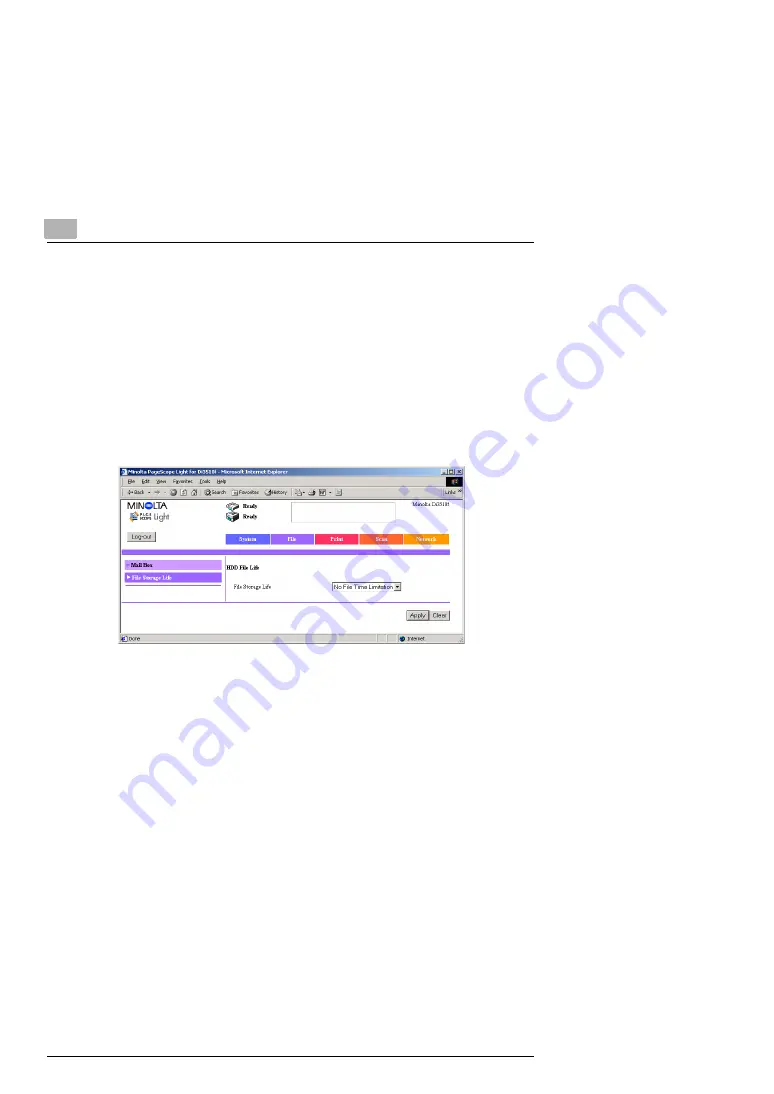 Minolta Pi3505e User Manual Download Page 108