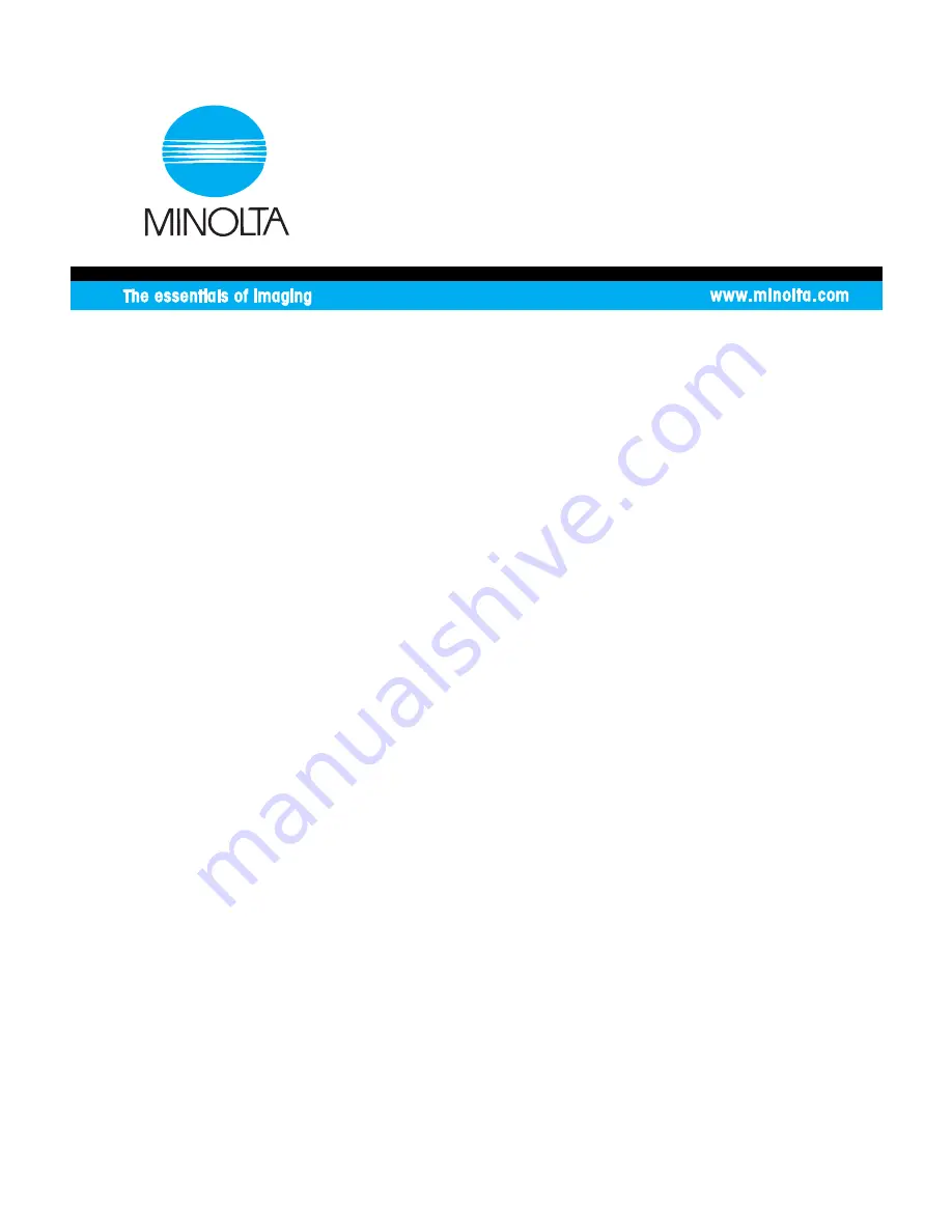 Minolta PI4700E User Manual Download Page 1