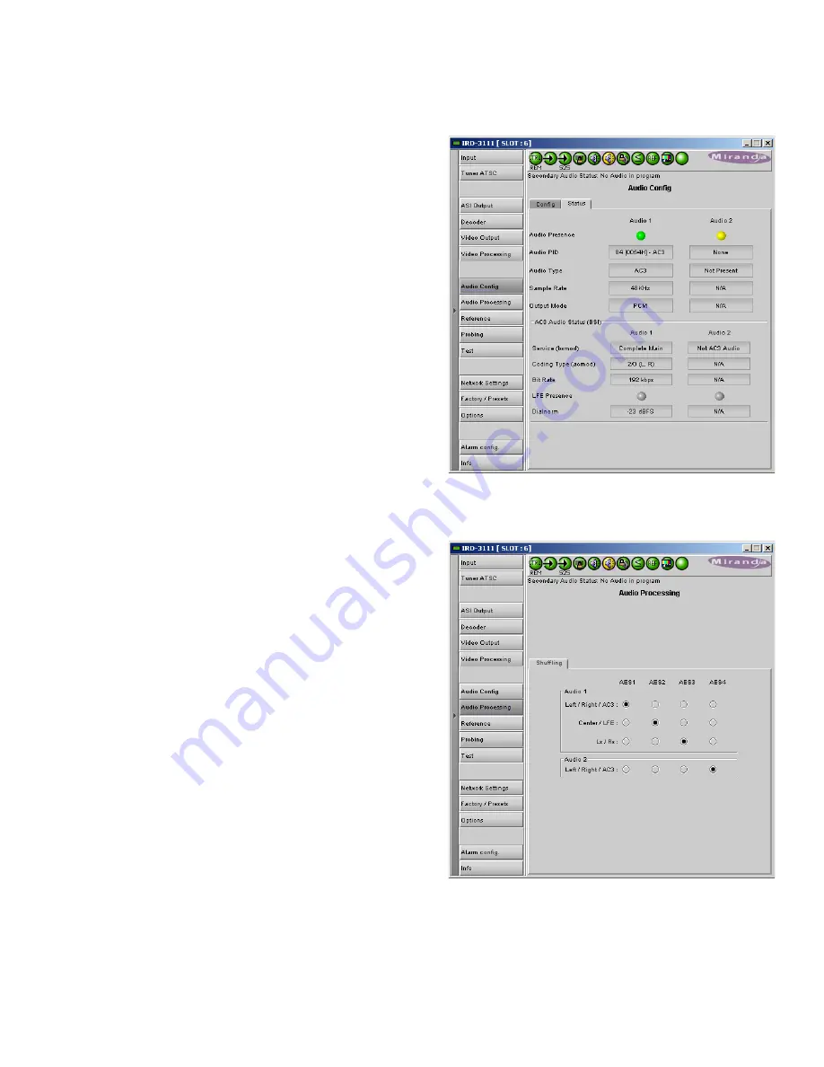 Miranda Densite IRD-3111 Manual To Installation And Operation Download Page 29