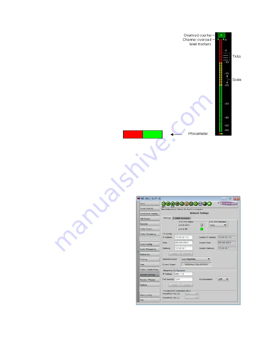 Miranda DENSITE IRD-3811 Manual To Installation And Operation Download Page 34