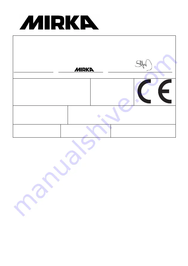 MIRKA ROS2 series Manual Download Page 83