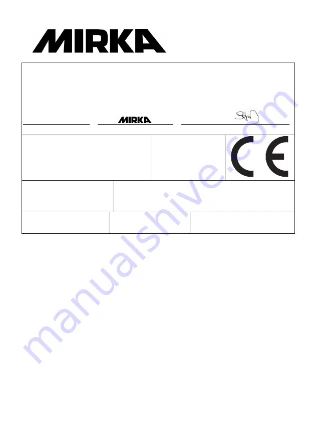 MIRKA ROS2 series Manual Download Page 107