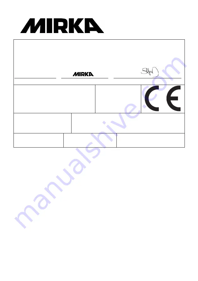 MIRKA ROS2 series Manual Download Page 119