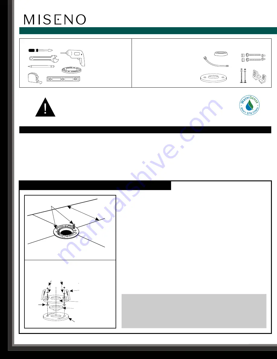 miseno MNO490EC Technical Manual Download Page 1