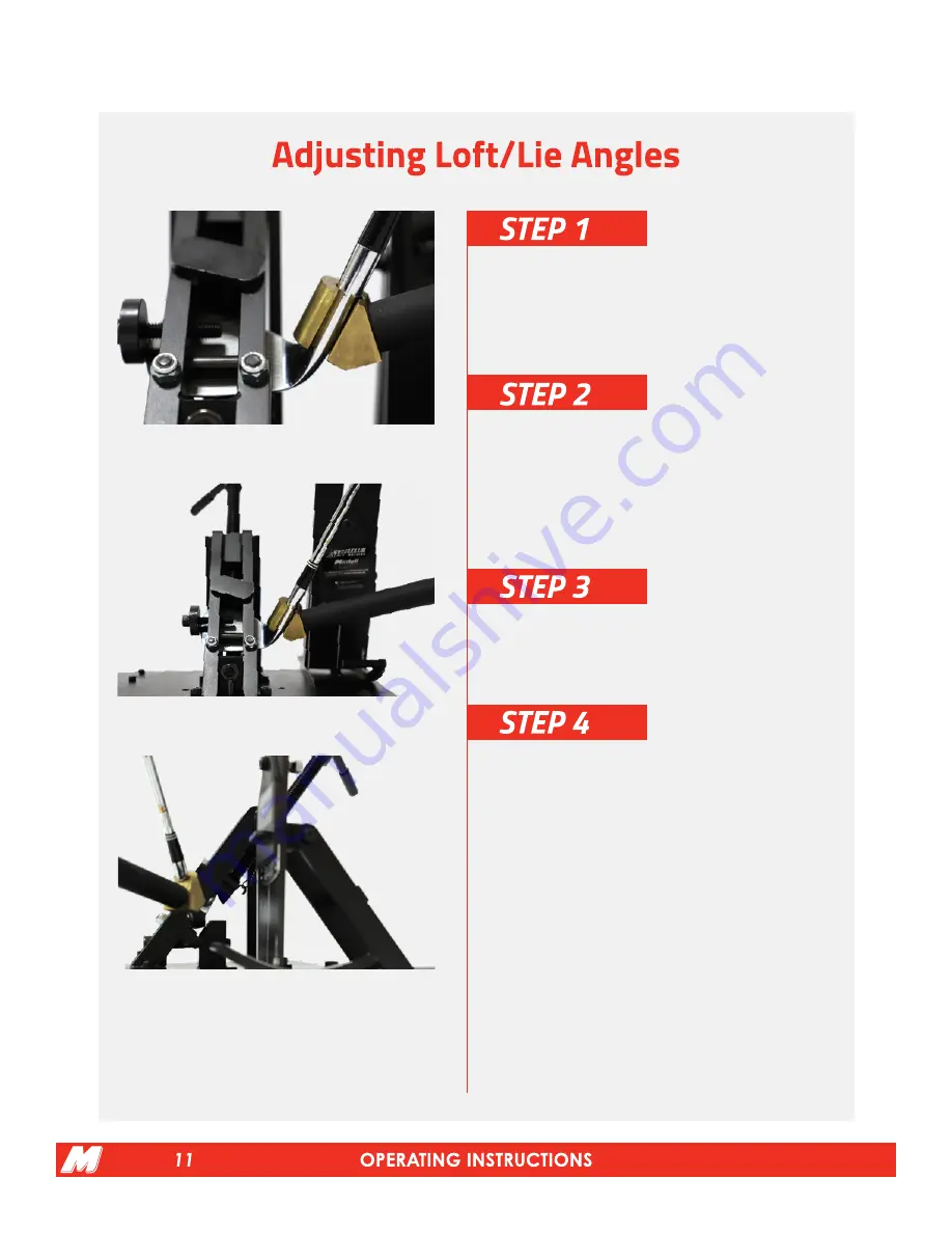 Mitchell Golf Steelclub User Manual Download Page 12