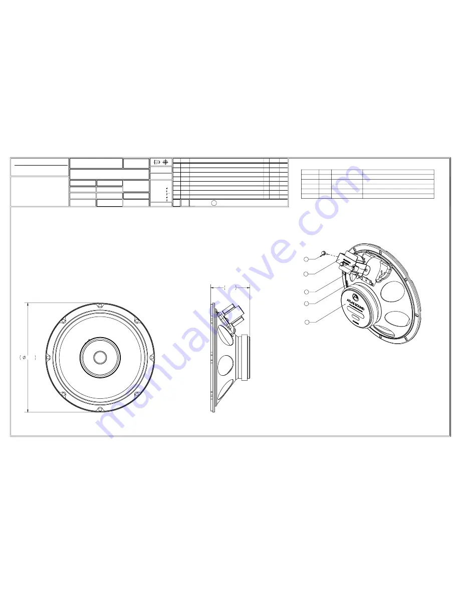 Mitek Loudespeaker C803AT70 Скачать руководство пользователя страница 1