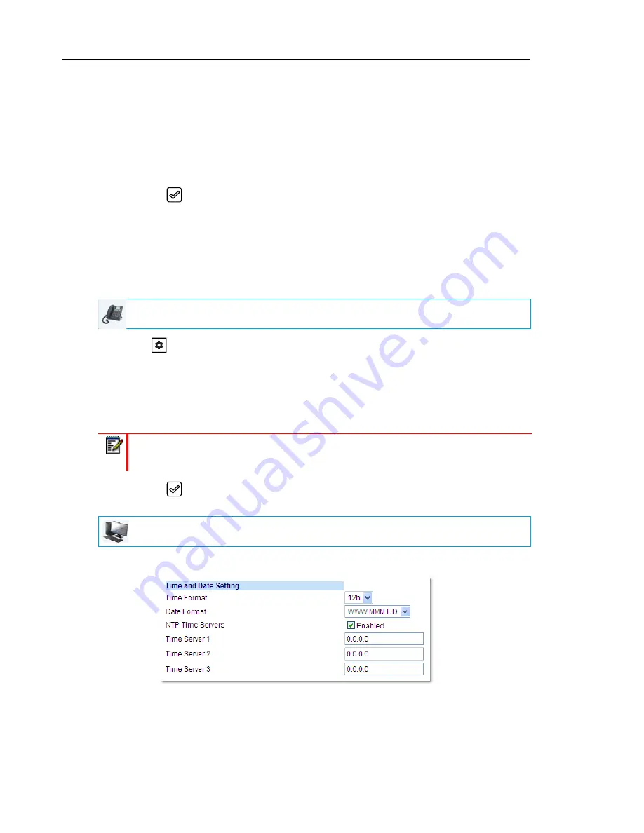 Mitel 6865i User Manual Download Page 40