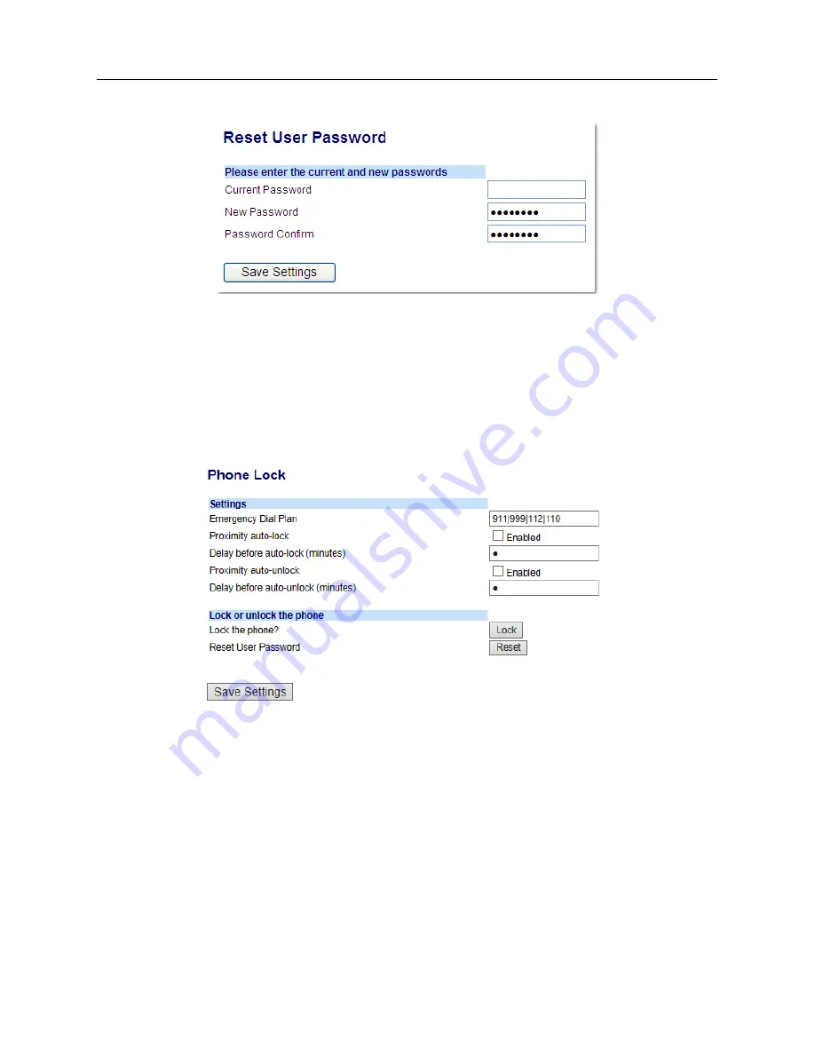 Mitel 6970 User Manual Download Page 78