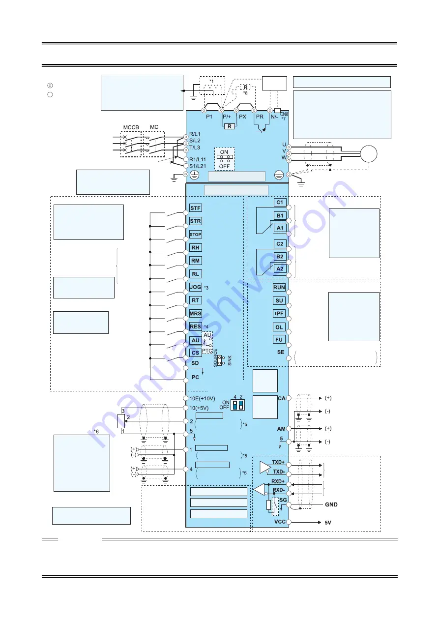 Mitsubishi Electric 700 Series Installation Manualline Download Page 8