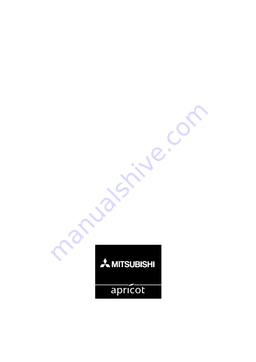 Mitsubishi Electric APRICOT FT4200 Owner'S Handbook Manual Download Page 2