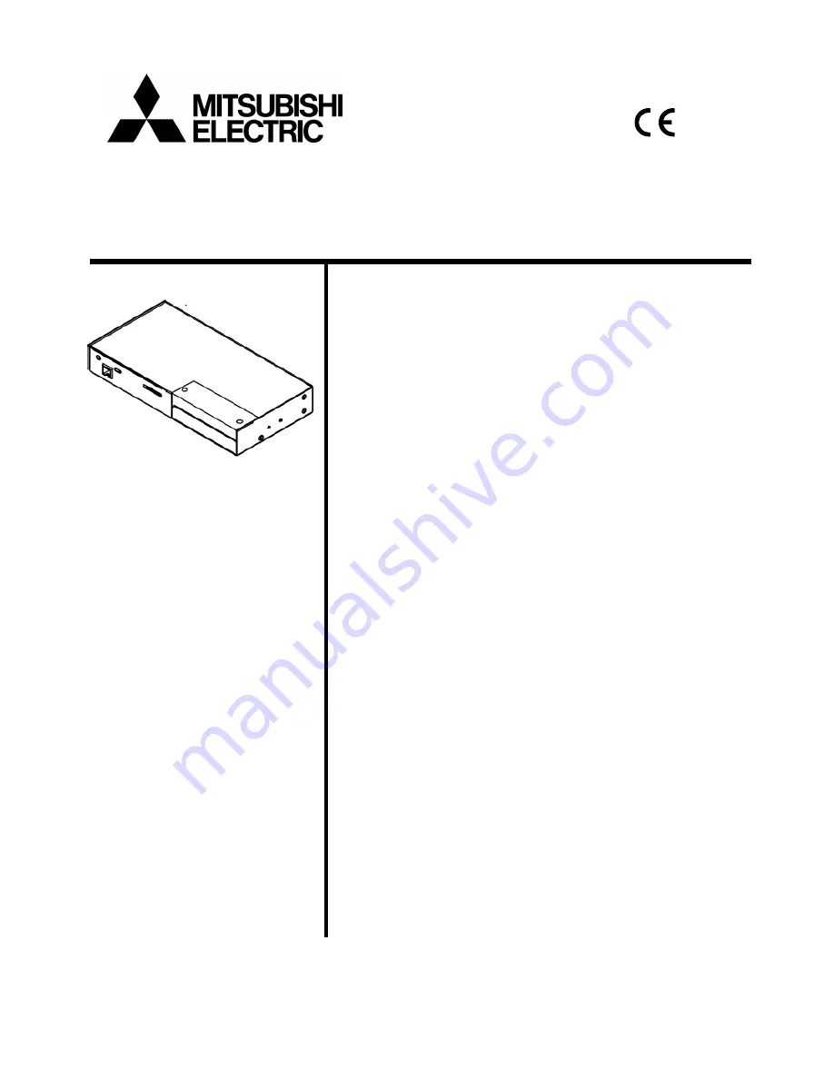 Mitsubishi Electric Central Controller GB-50A Instruction Book Download Page 1