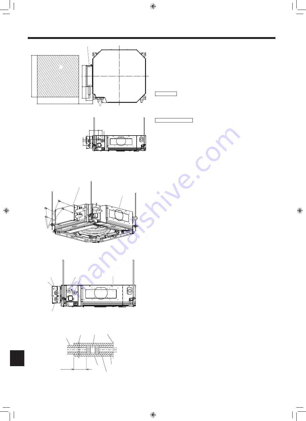 Mitsubishi Electric City Multi PLFY-WL-VEM-E Series Installation Manual Download Page 48