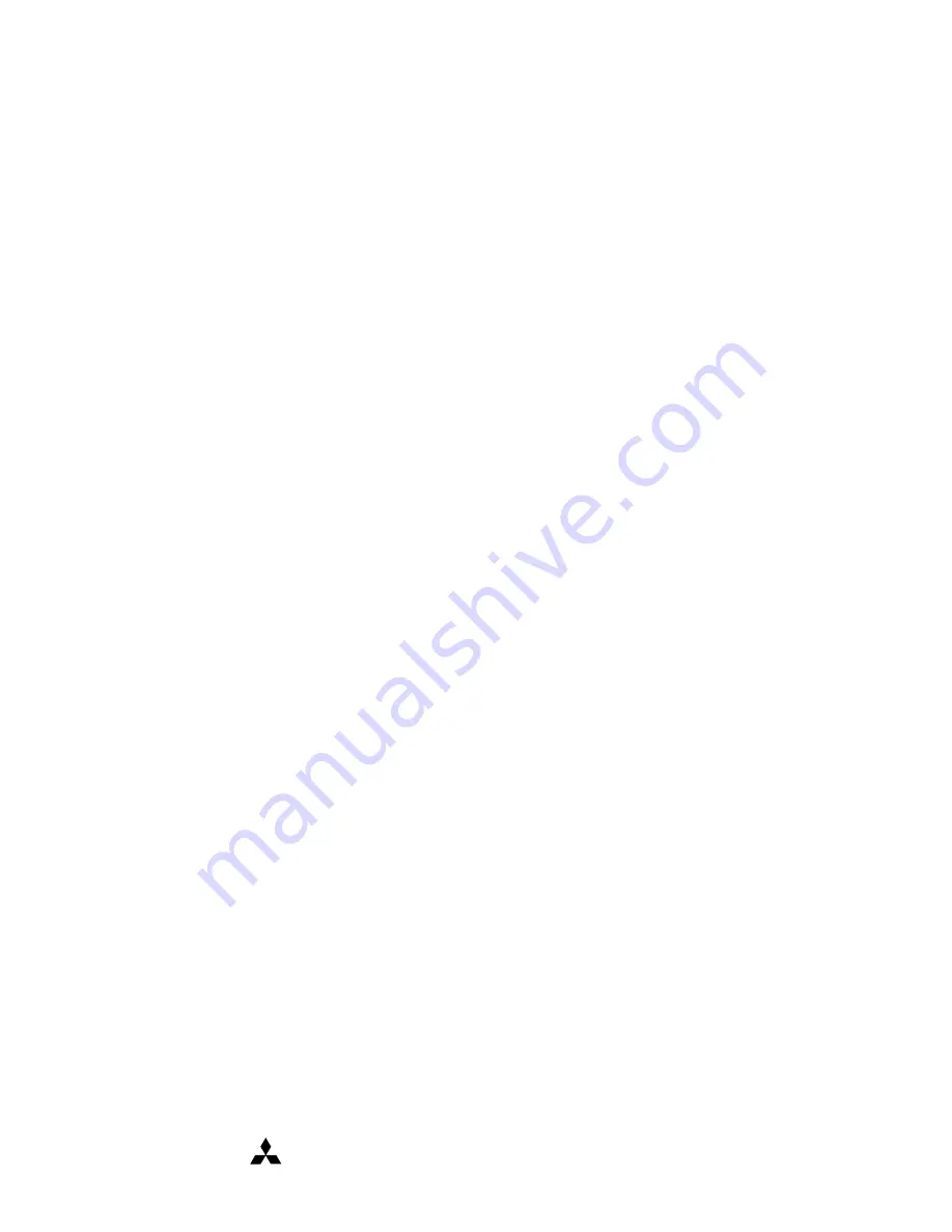 Mitsubishi Electric ColorView SL4U User Manual Download Page 34