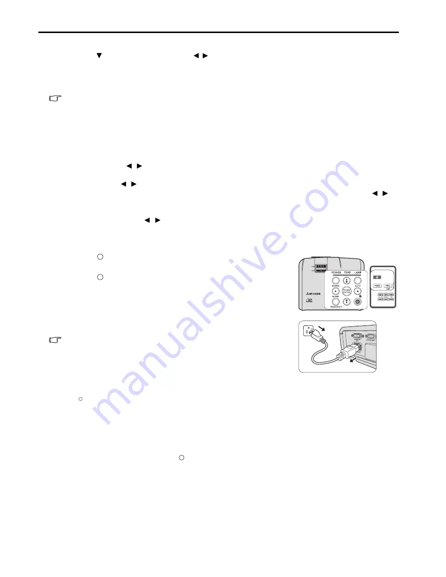 Mitsubishi Electric DLP EW330U Скачать руководство пользователя страница 34