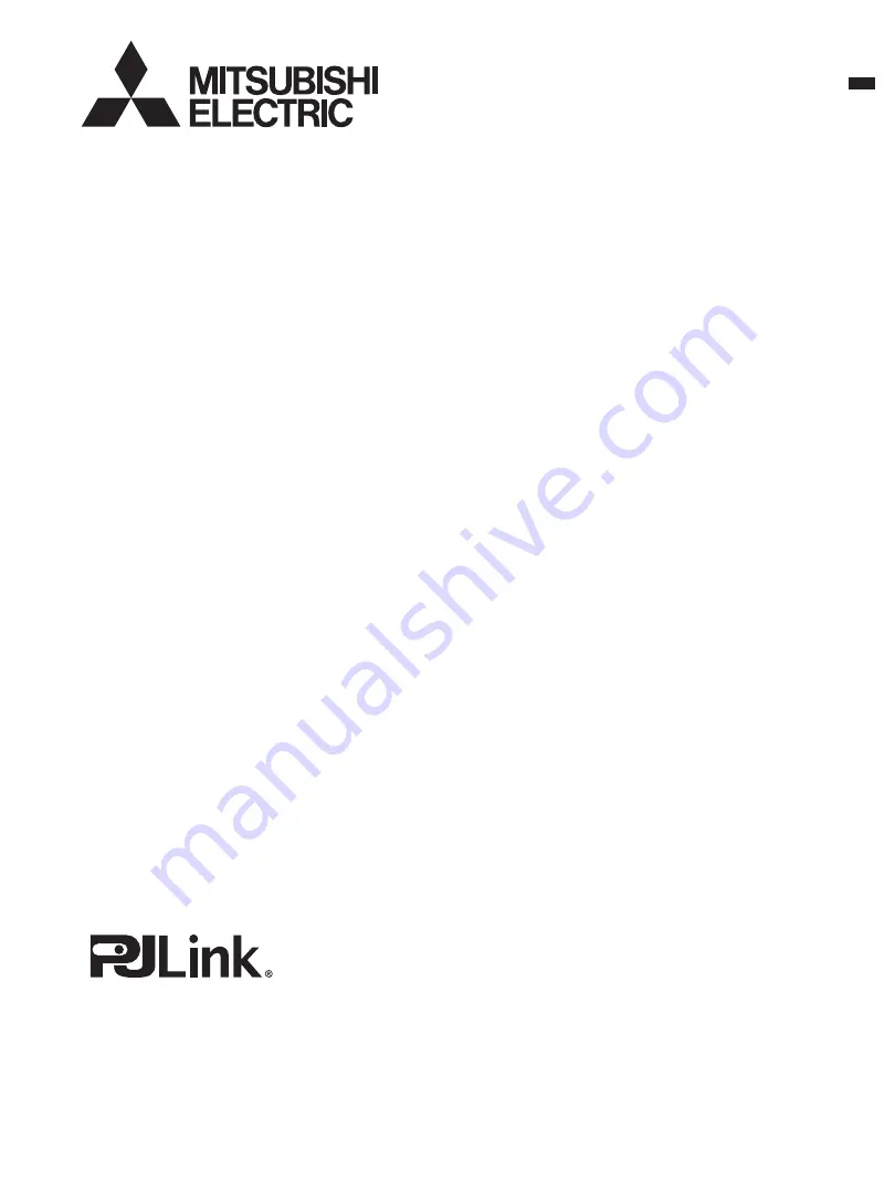 Mitsubishi Electric DLP EW331U-ST User Manual Download Page 1