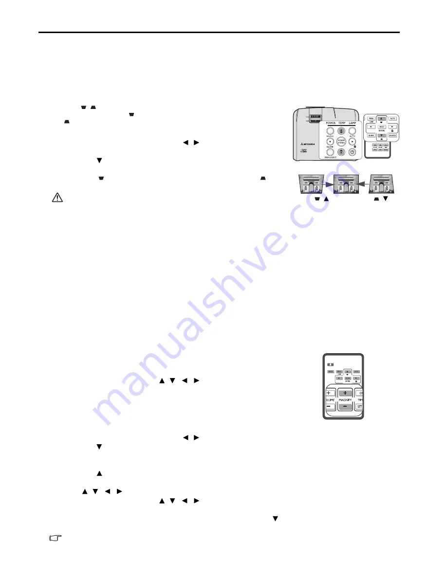 Mitsubishi Electric DLP EX241U Скачать руководство пользователя страница 26