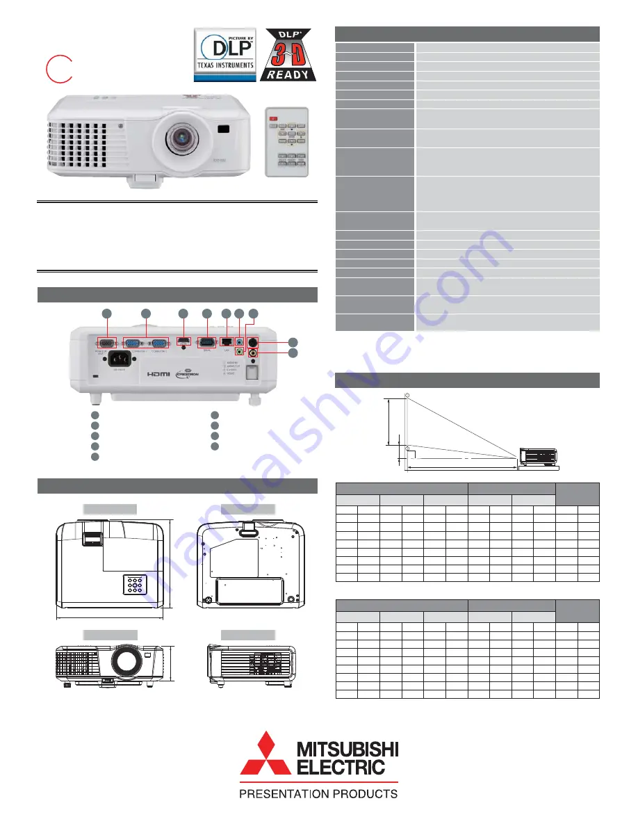 Mitsubishi Electric EX240U Скачать руководство пользователя страница 2