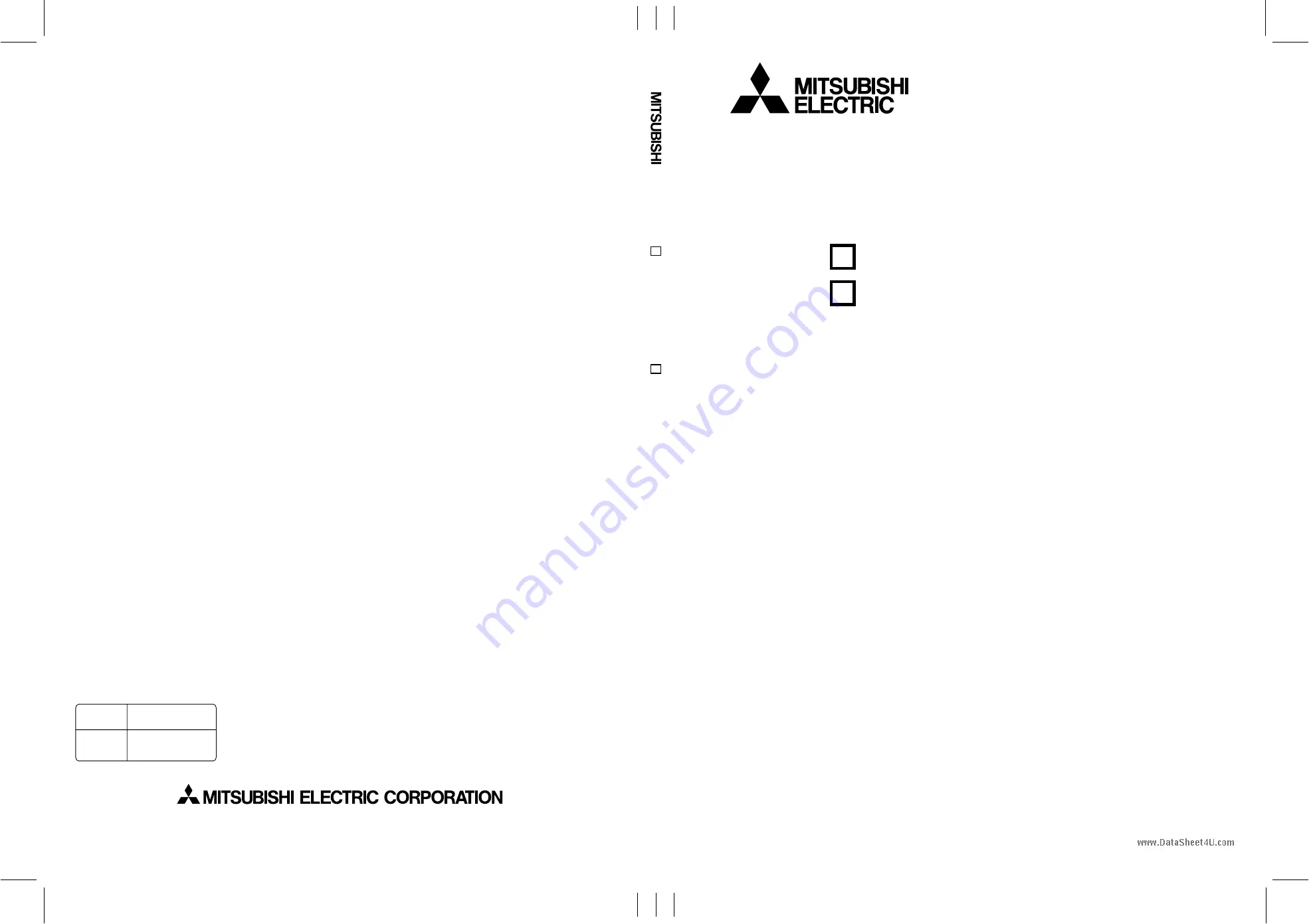 Mitsubishi Electric EZMOTION MR-E Super MR-E-10A-QW003 Instruction Manual Download Page 1