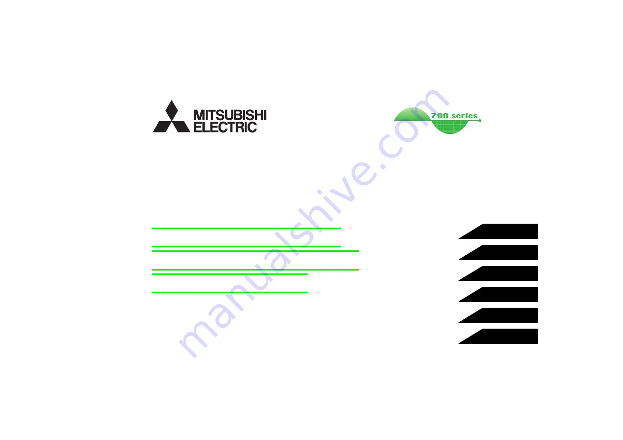 Mitsubishi Electric FR-A720-55K Скачать руководство пользователя страница 1