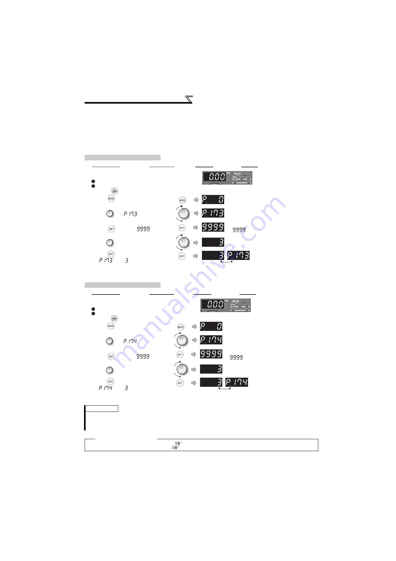 Mitsubishi Electric FR-F720-0.75K to 110K Скачать руководство пользователя страница 185