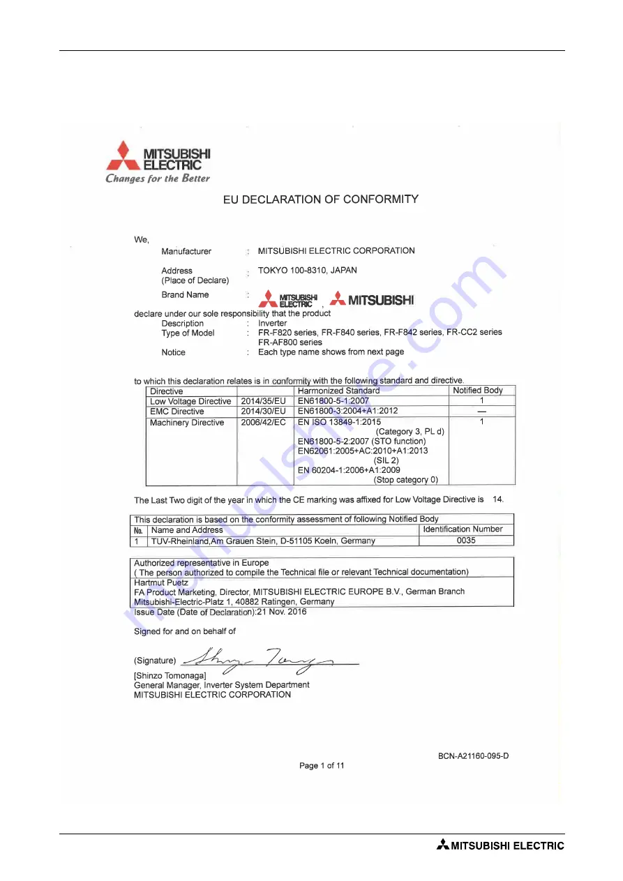 Mitsubishi Electric FR-F820-00046 Скачать руководство пользователя страница 928