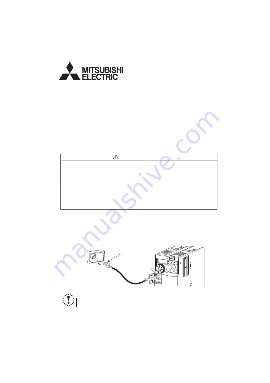 Mitsubishi Electric FR-PA07 Instruction Manual Download Page 1