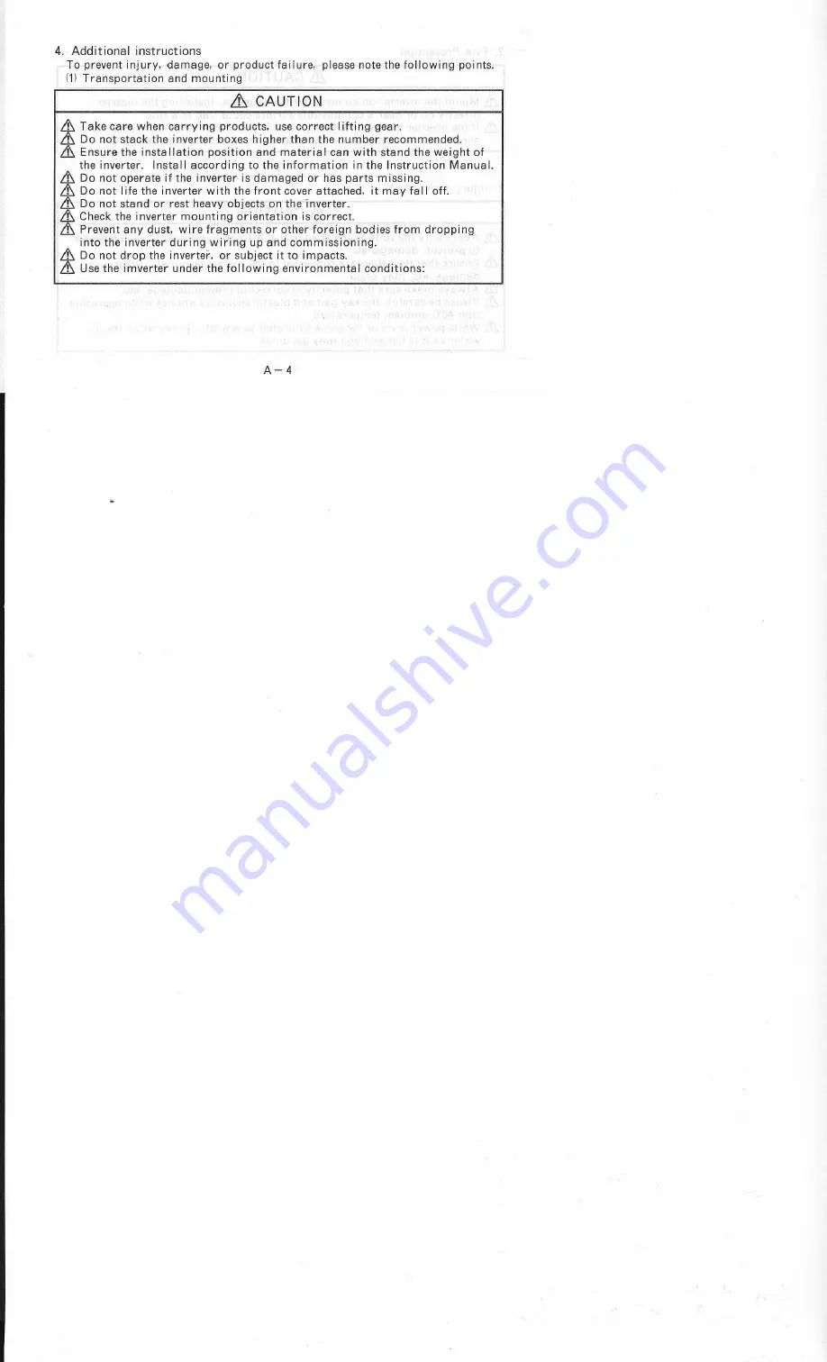 Mitsubishi Electric Freqrol FR-U120S-EC Instruction Manual Download Page 6