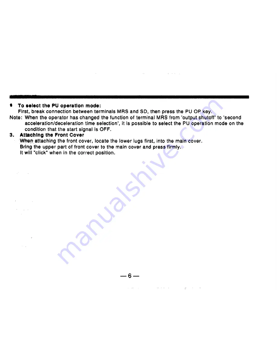 Mitsubishi Electric Freqrol Z024-UL Instruction Manual Download Page 12