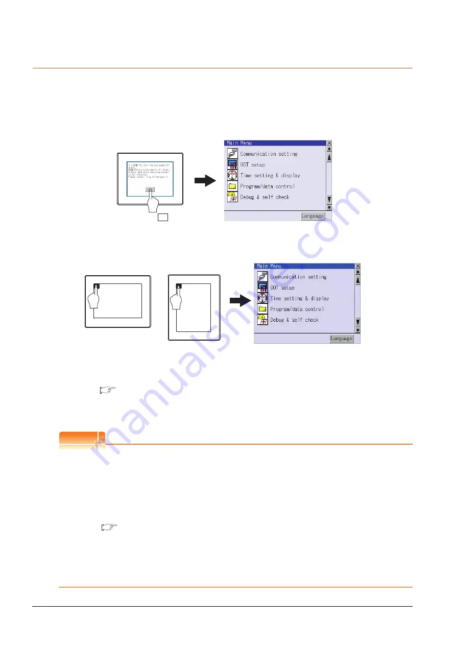 Mitsubishi Electric Got 1000 User Manual Download Page 82