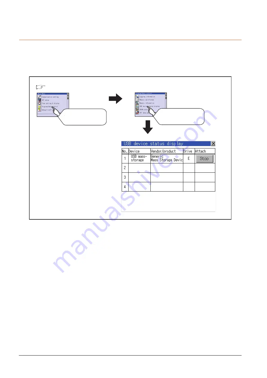 Mitsubishi Electric Got 1000 User Manual Download Page 200