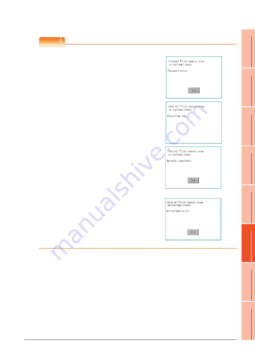 Mitsubishi Electric Got 1000 User Manual Download Page 231