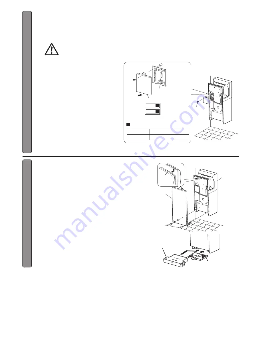 Mitsubishi Electric Jet Towel JT-SB216JSH-H-E Installation Manual Download Page 10