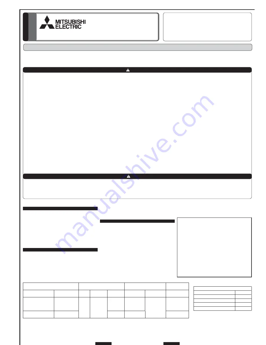 Mitsubishi Electric JG79A390H01 Скачать руководство пользователя страница 1