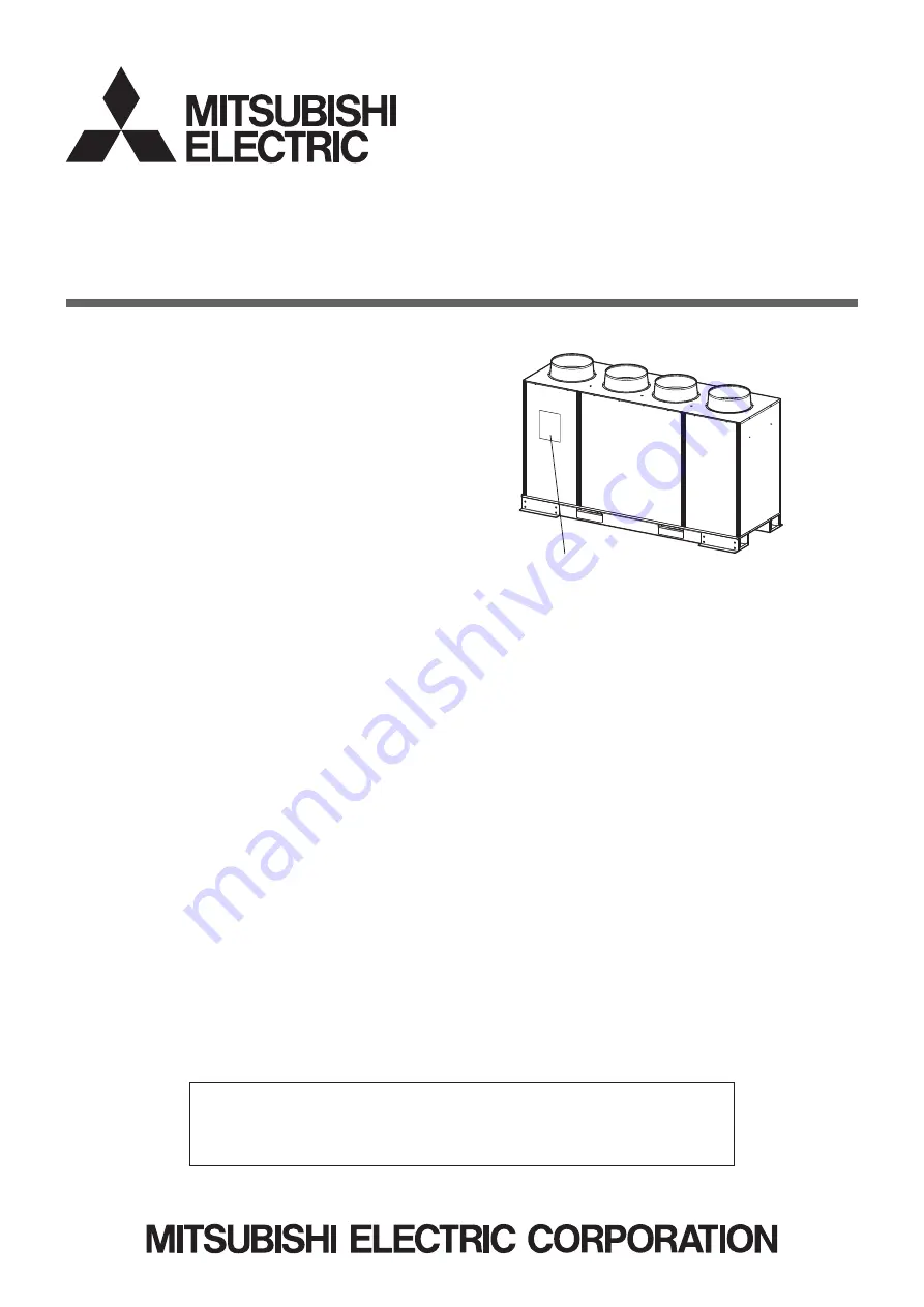 Mitsubishi Electric LGF-100GX-E Handbook Download Page 1