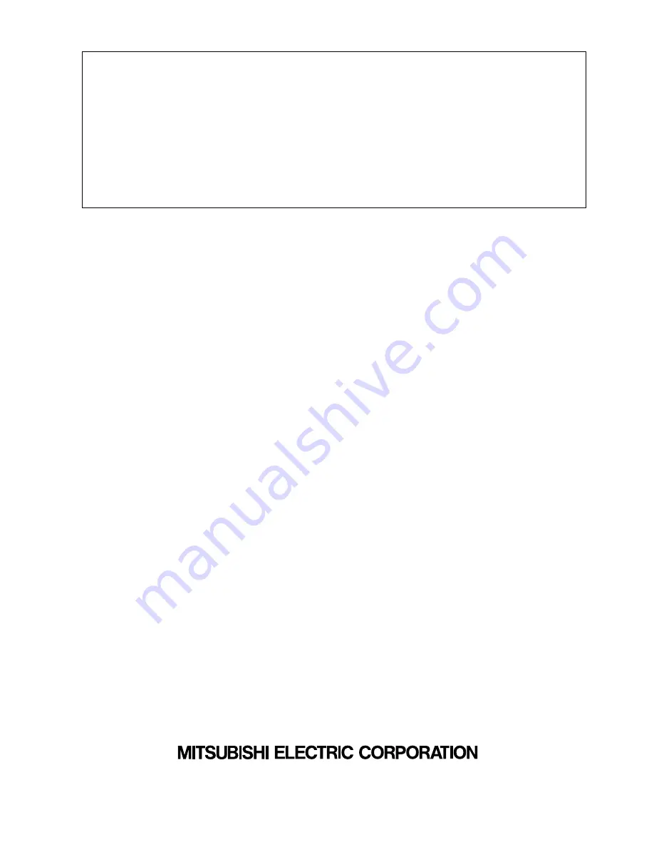 Mitsubishi Electric LMAP04-E Installation Manual Download Page 24