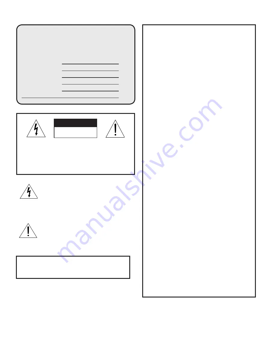 Mitsubishi Electric LT-40133 Owner'S Manual Download Page 2