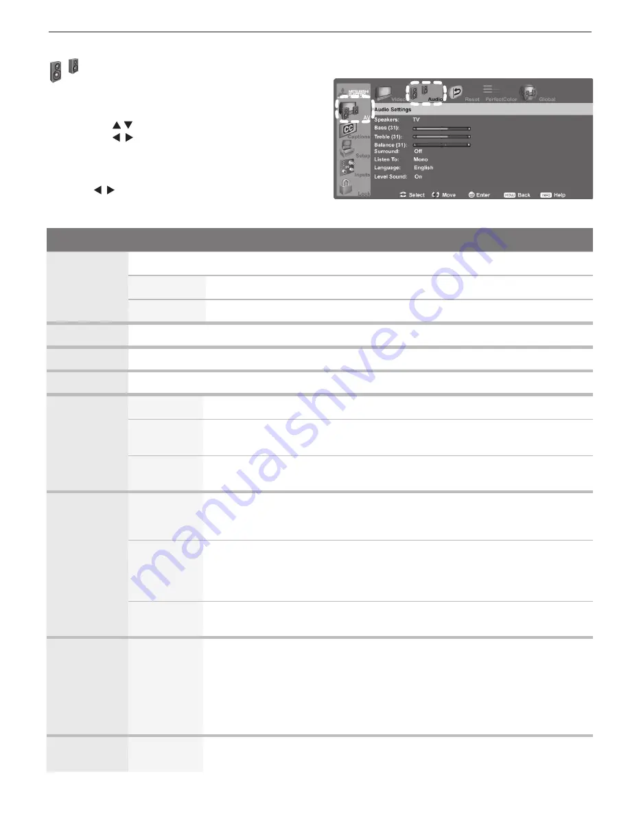 Mitsubishi Electric LT-40133 Owner'S Manual Download Page 39