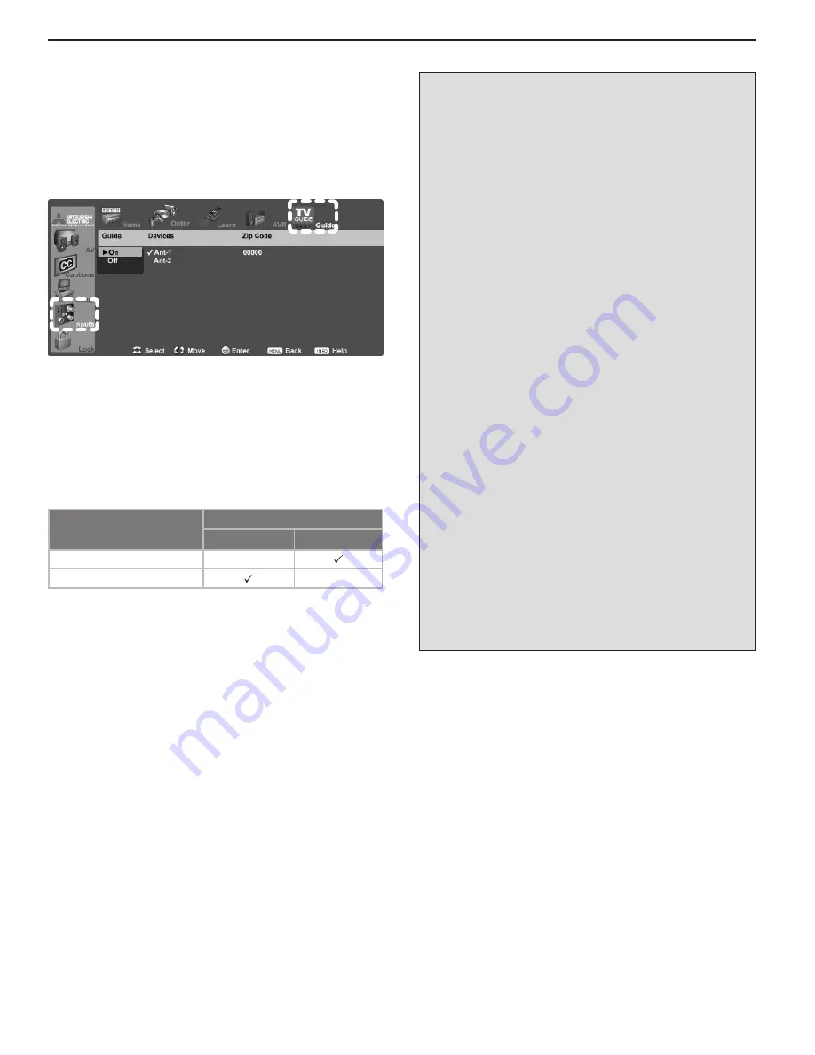 Mitsubishi Electric LT-40133 Owner'S Manual Download Page 46