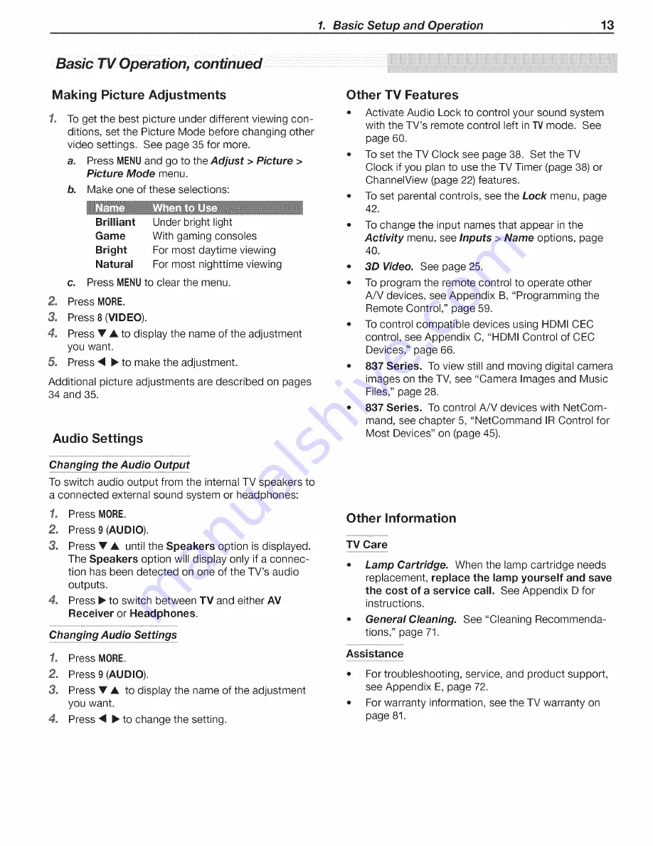 Mitsubishi Electric MB-S65A Owner'S Manual Download Page 13