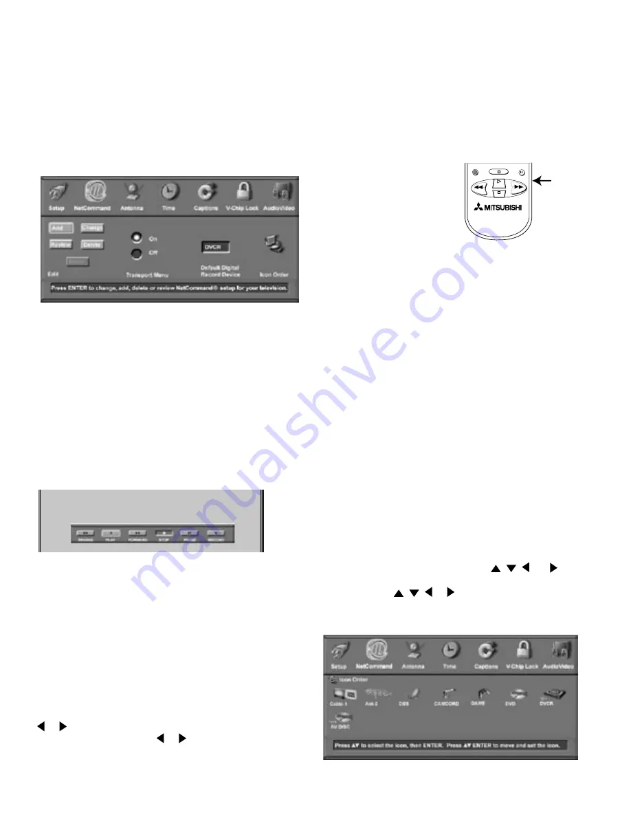 Mitsubishi Electric MEDALLION WS-55615 Owner'S Manual Download Page 59